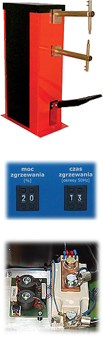 Thyristor resistance welding power and time controller for spot welding machines, Mikroprocesorowy Regulator Mocy i Czasu Zgrzewania dla zgrzewarek jednopunktowych, tyrystorowe zasilanie transformatora zgrzewalniczego