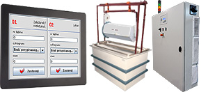 Electroplating automation, automatyzacja galwanizerni, anodowni, cynkowni, prostowniki galwaniczne