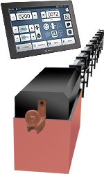 Control system for wire straighteners, sterowanie dla prostowarek do drutu